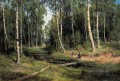 im Birkenwald 1883 klassische Landschaft Ivan Ivanovich Bäume